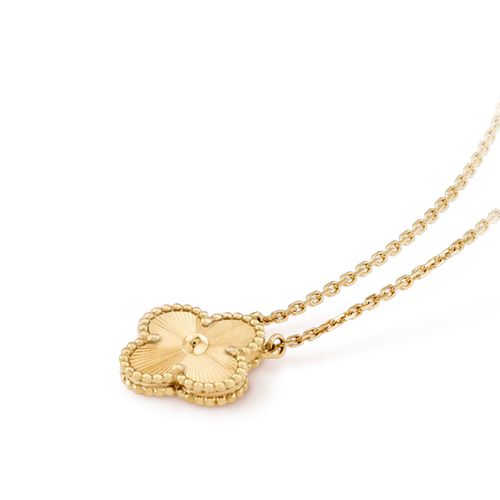 CLOVER | GOLD NECKLACE