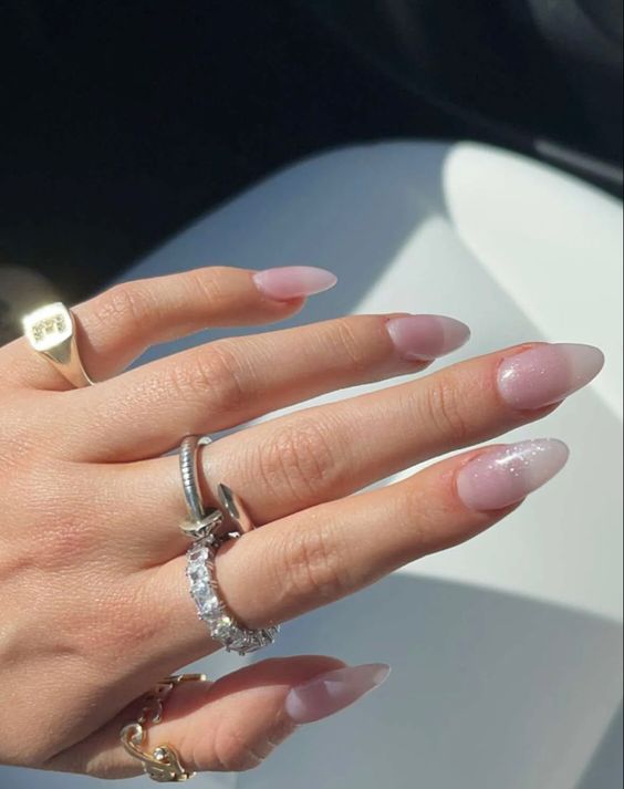 SILVER NAIL RING