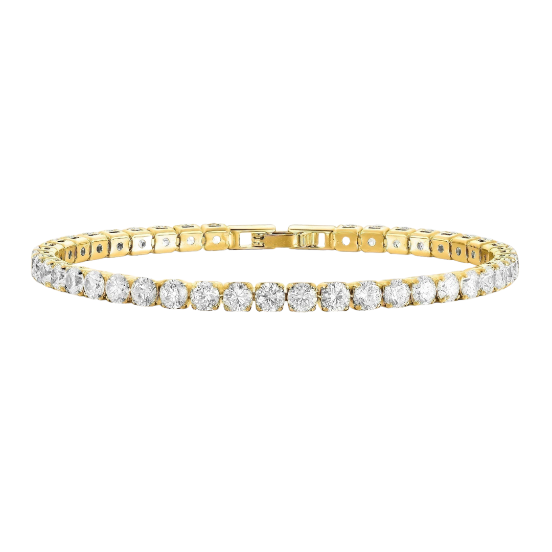 GOLD TENNIS BRACELET