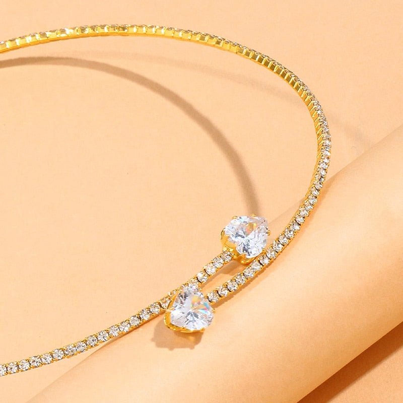 CRYSTAL Necklace | Gold