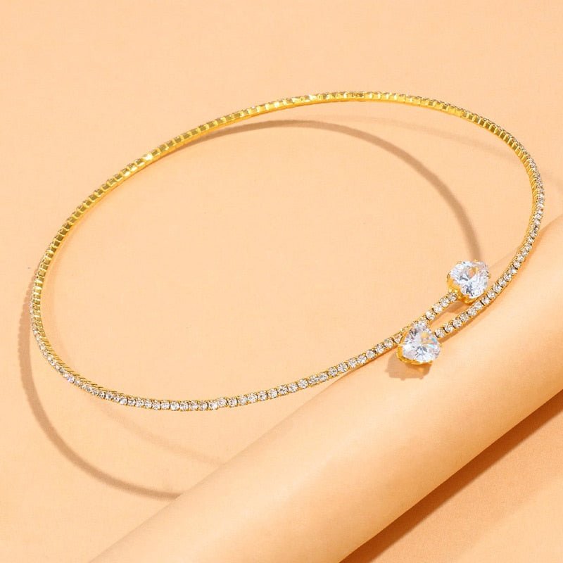 CRYSTAL Necklace | Gold